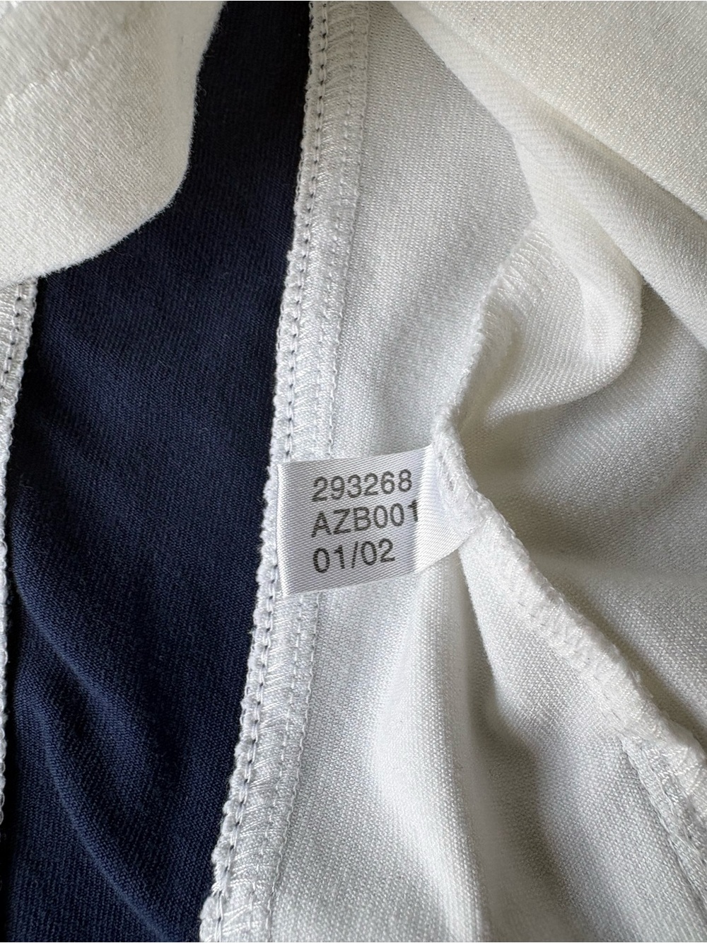 Adidas Vintage White Navy Tennis Pickleball Dress Athletic Sport Dress Sz M - Picture 7 of 10